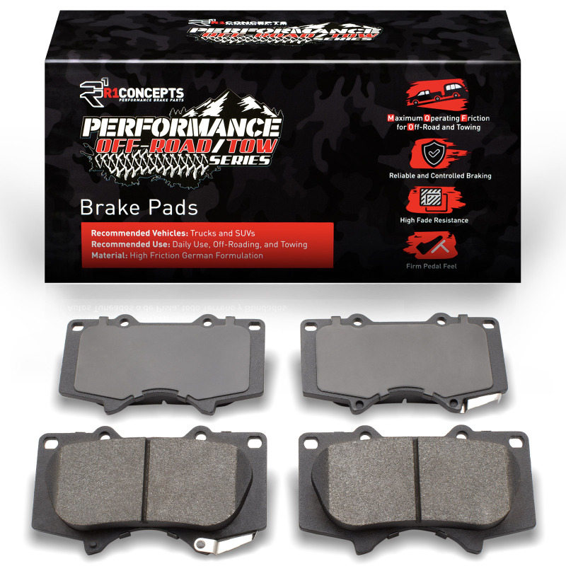 Toyota Tundra Brake Pads - Front - R1 Concepts - Off-Road/Tow - `00-`06